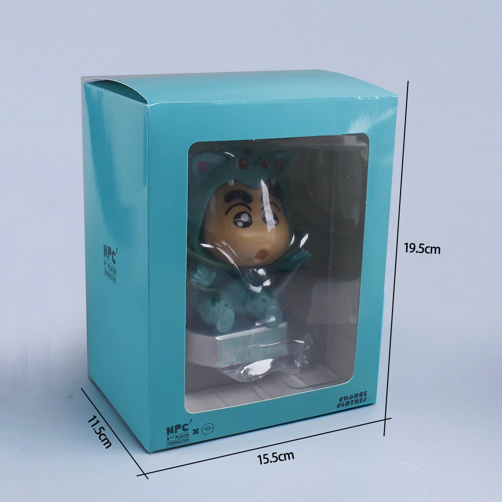 Anime Baru Crayon Shin-Chan Action Figure Cosplay Charmander Patung Dekorasi Mobil Model Boneka Mainan Anak-anak Hadiah Penggemar Aksesori