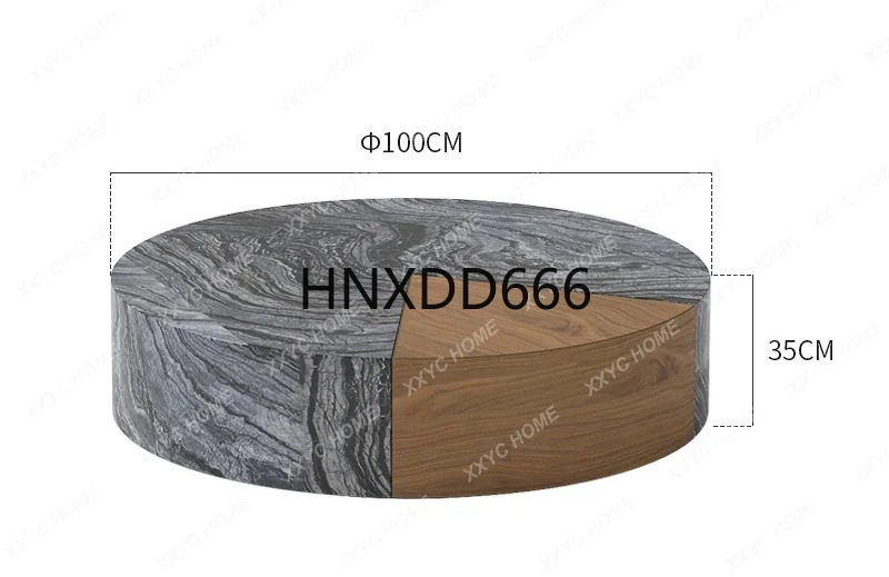 

Импортный высококачественный натуральный роскошный каменный мраморный журнальный столик из цельного дерева для гостиной, бревенчатый цвет, американская мебель