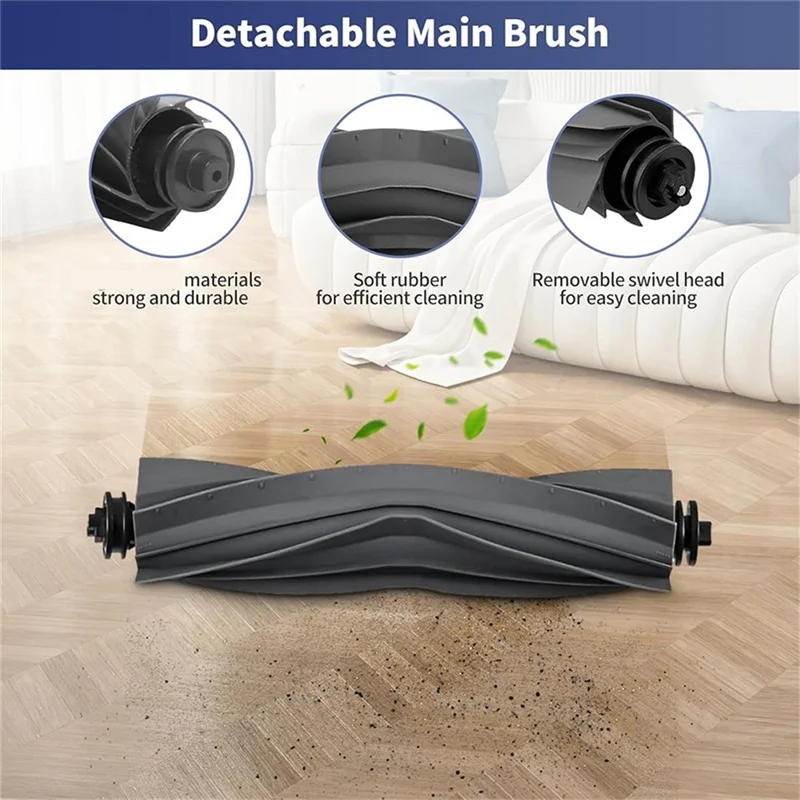 

A50Q-Robot Вакуумные запасные части Резиновая основная боковая щетка Тканевый мешок для пыли Аксессуары для фильтров