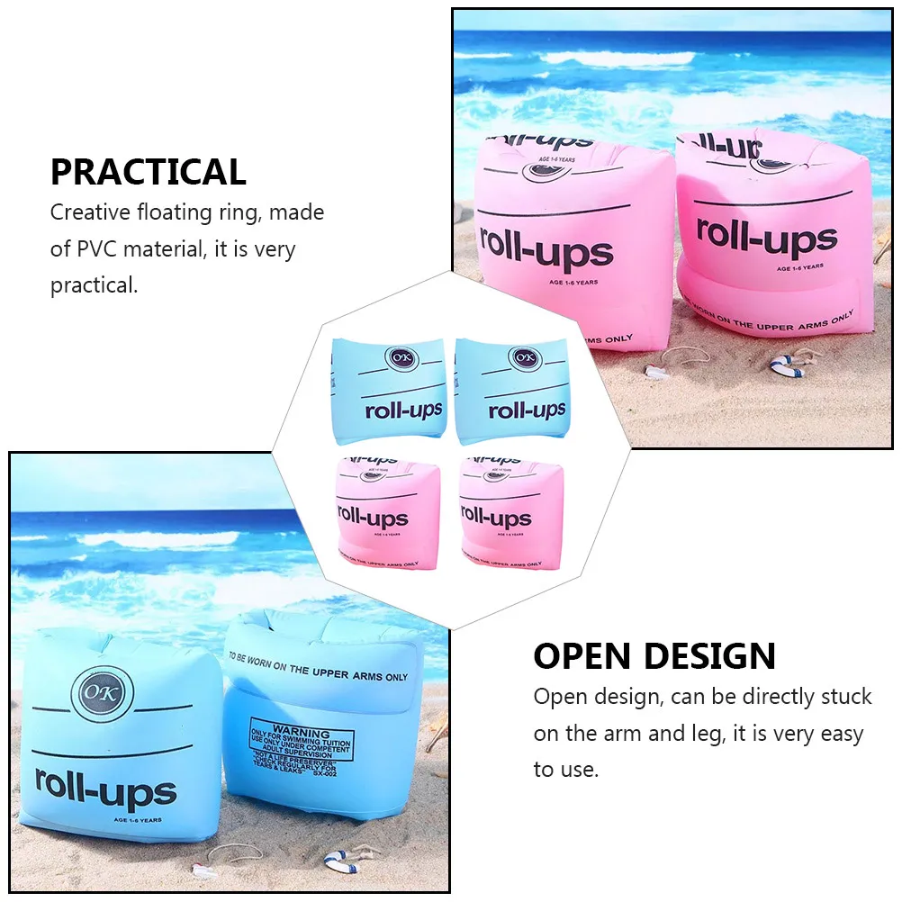 

Creative Swimming Arm Bands Floaties for Kids Adults Thickened PVC Material Comfortable Anti Scratch Inflatable Water