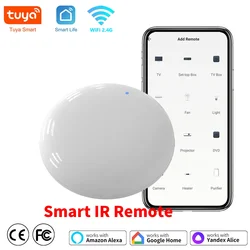 WiFi IR Remote For Smart Home APP SmartLife Remote Control For TV DVD AUD AC Remote Works with Alexa Google Home Yandex Alice