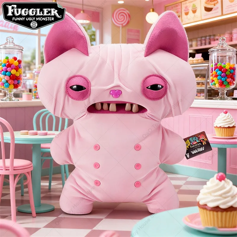 

Original Fuggler Funny Ugly Teeth Monster Plush Toys Pillow Kawaii Fugglers Big Fuggs Sphynx Cat Mr Buttons Peluche Doll Cushion