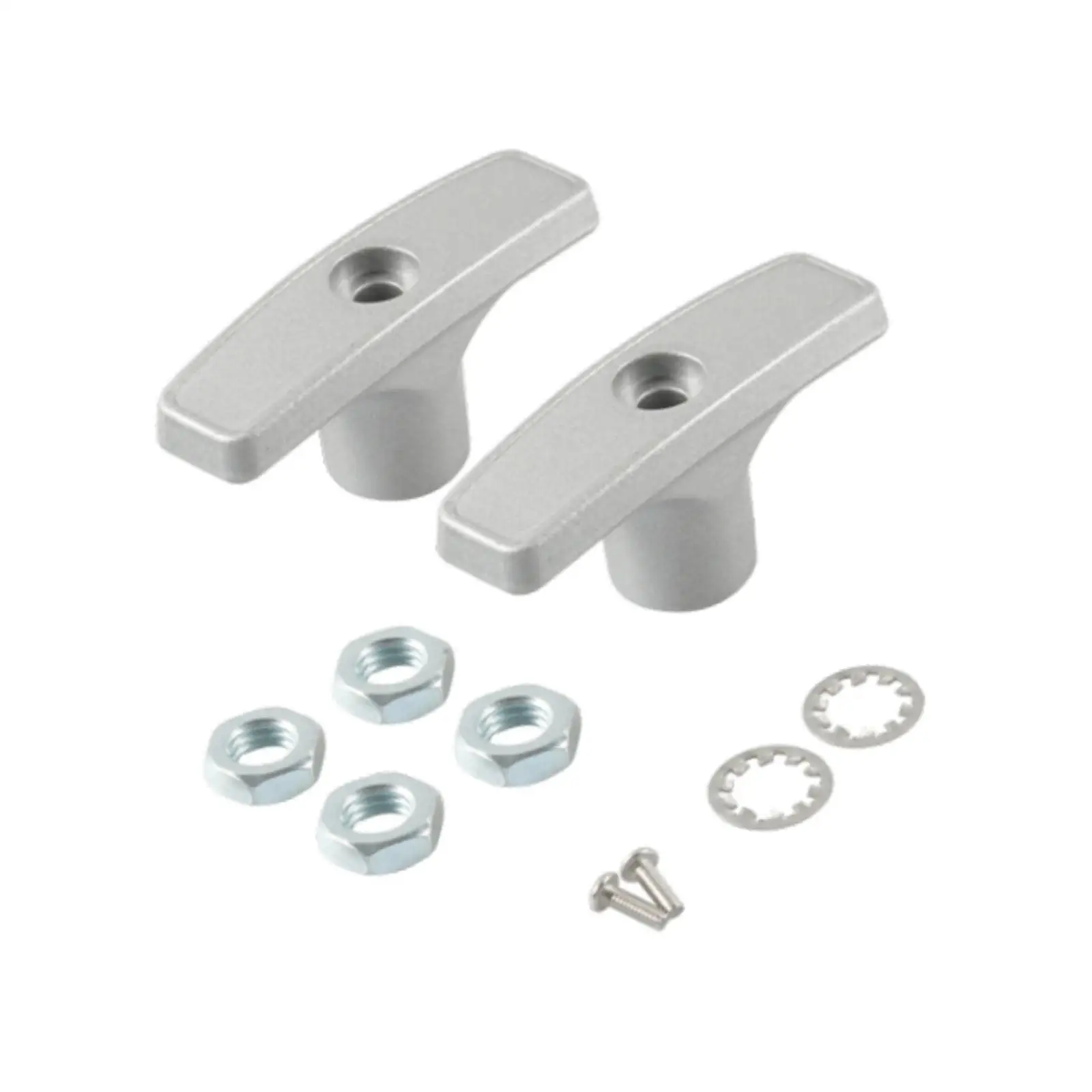 

RV Waste Valve Handle Kit Aluminum Plastic Durable Drain Handle Assembly for Trailer Tank Quick Replacement