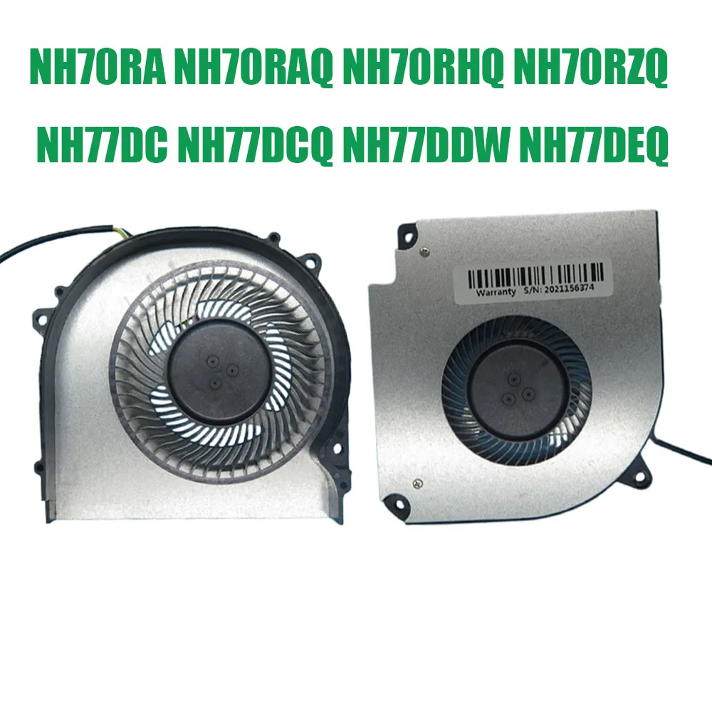 

For CLEVO NH70RA NH70RAQ NH70RHQ NH70RZQ NH77DC NH77DCQ NH77DDW NH77DEQ DC5V 2.5W 4PIN Laptop CPU GPU Fan A Pair New