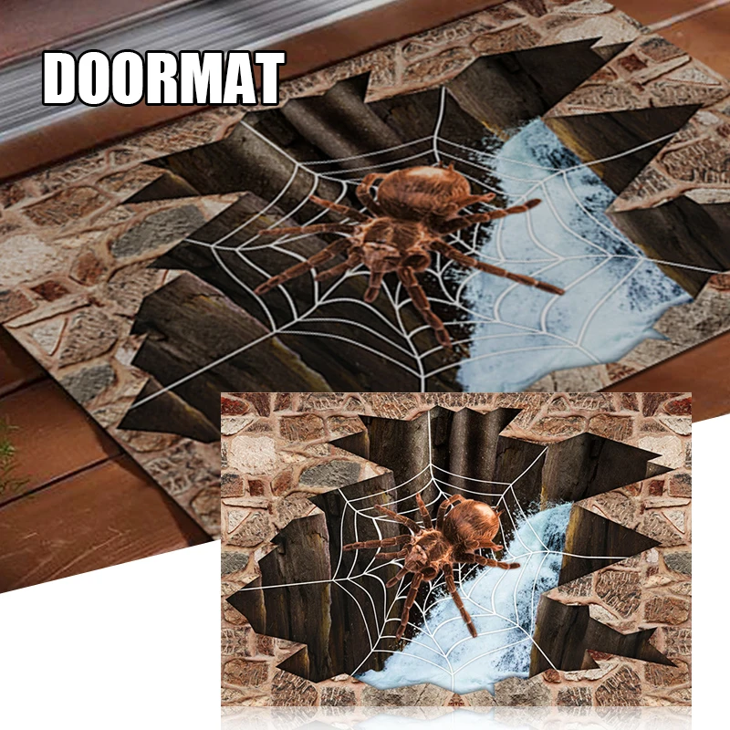 Manhole Cover Clown Carpet Multi-purpose Printed Door Mat Non-Slip Absorbent Pad For Kitchen Bedroom Bathroom