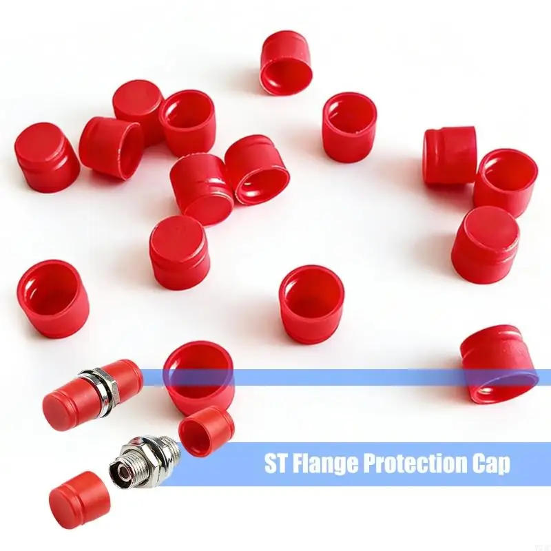Universal Fiber Opticals Adapter Dust Seal Prevents Connection Issues In Harsh Working Conditions 77JC