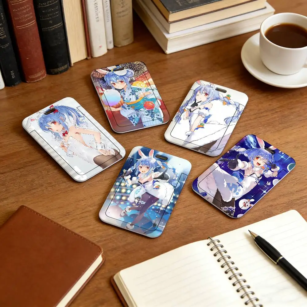Vtuber Usada Pekora Neck Strap Card Badge Gym Key Lanyards Keys Lanyard Holder Hang Rope Keyrings