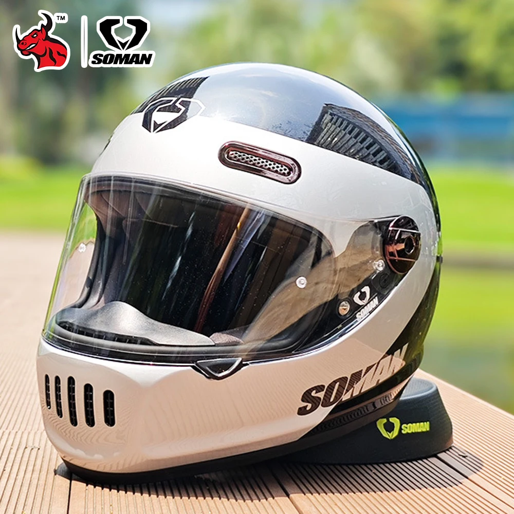 

Мотоциклетный шлем для гонок, полнолицевой, с шумоподавлением, унисекс, с цветными визорами, модный дизайн