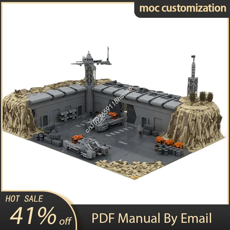 

Звездная битва 4885 шт. Moc модульная конструкция Татуин Ханар креативная детская кирпичная игрушка на день рождения здание рождественский подарок блоки