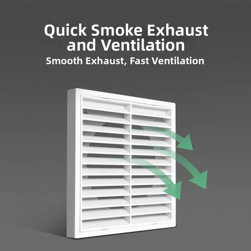 For Circular Duct Louvered Wall Vent For Bathroom Ventilation Promotes Optimal Air Circulation Indoor Outdoor Use