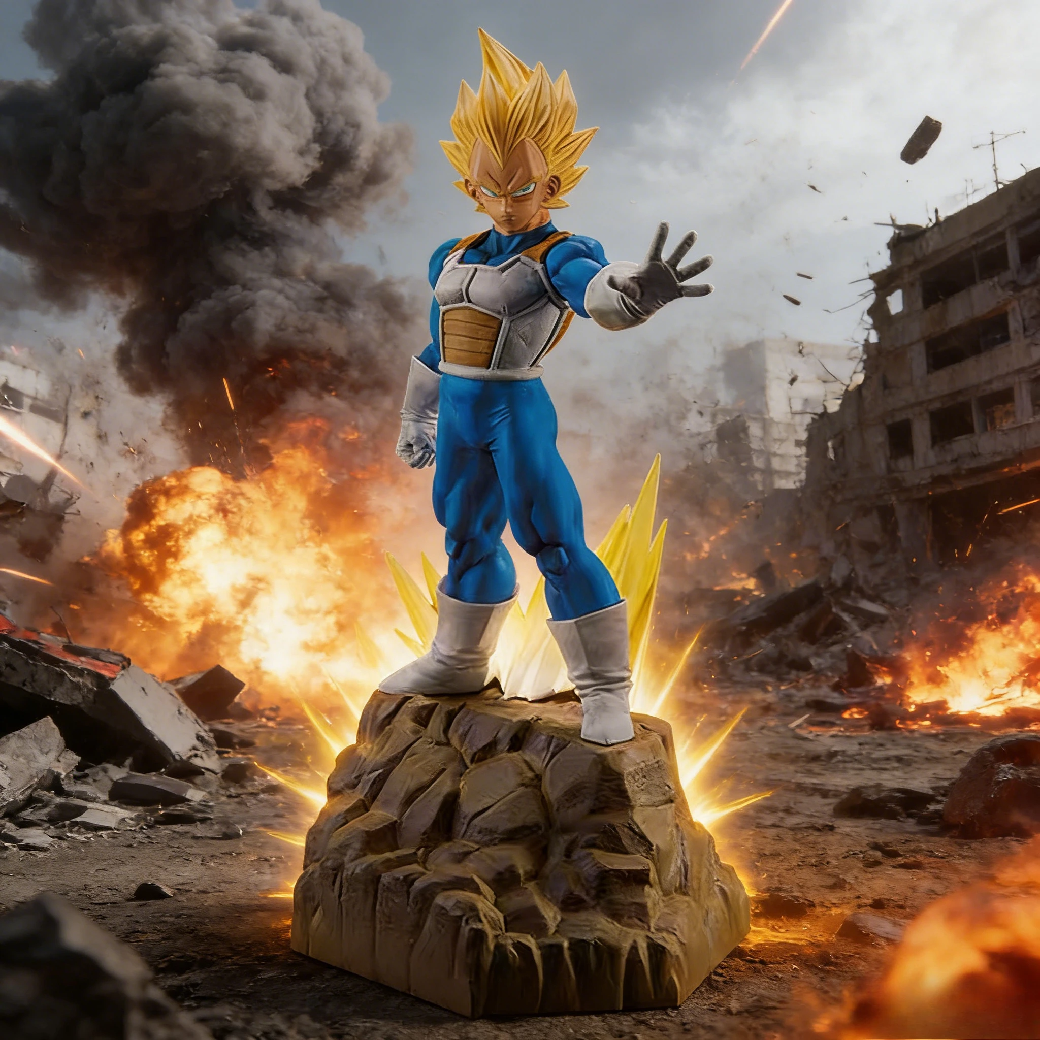 23CM Dragon Ball Z Anime Vegeta Absolute Perfection Figur APF Anime-Modell Spielzeug Geschenk Sammlerstück Actionfigur PVC