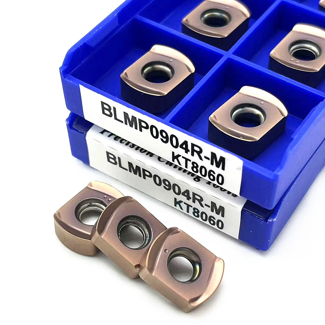10 pz carburo BLMP0603R M KT8060 fresatrice di alta qualità Double sided Fast Feed Insert BLMP0904R tornio CNC parti strumento BLMP