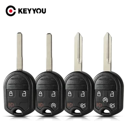 KEYYOU Remote Car Key Shell Fob For Ford Edge Explorer Ranger Expedition Mustang Escape Taurus Flex Focus Fusion 2007-2015