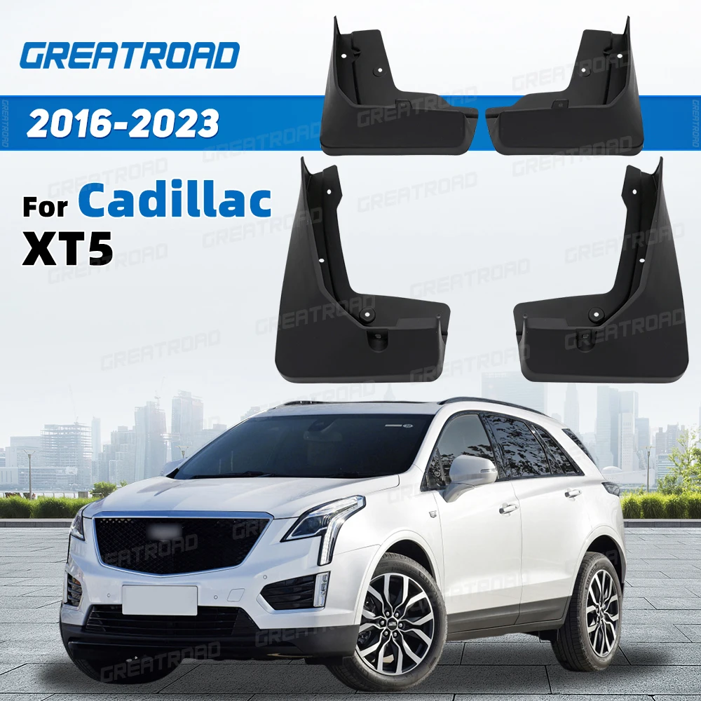 

4Pcs Splash Guard Set For Cadillac XT5 2016-2023 2017 2018 2019 2020 2021 2022 Car Mud Flaps Fender Guards Auto Accessories