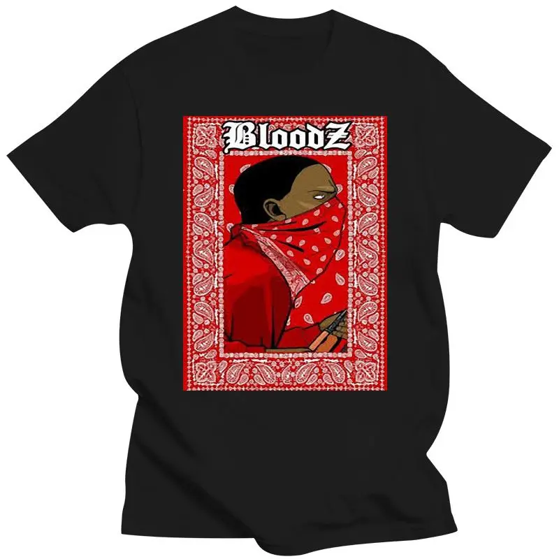 2022 Blood Gang T-Shirt Bloodz Top Gang Gangsta Gangster America Red Bloods