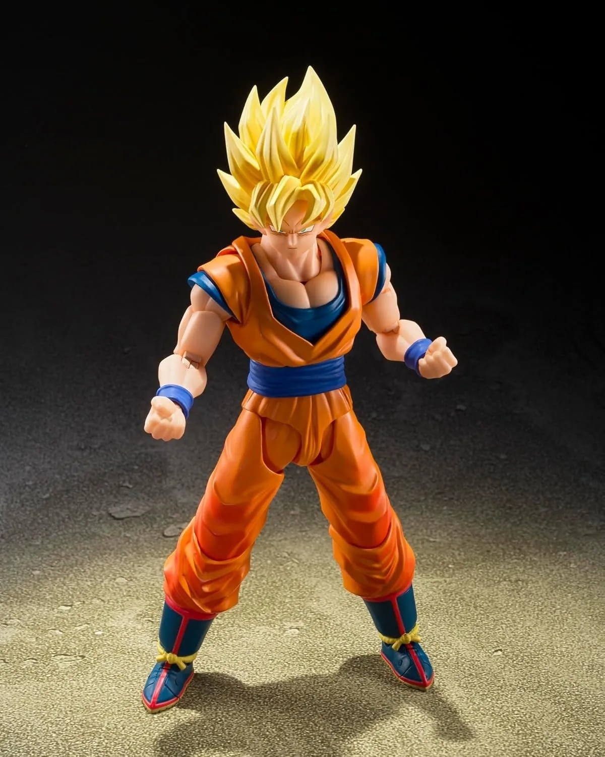 متوفر في المخزون S.H.Figuarts Shf Super Saiyan Son Goku The Games Begin Action Figure Toy Model Gift #3