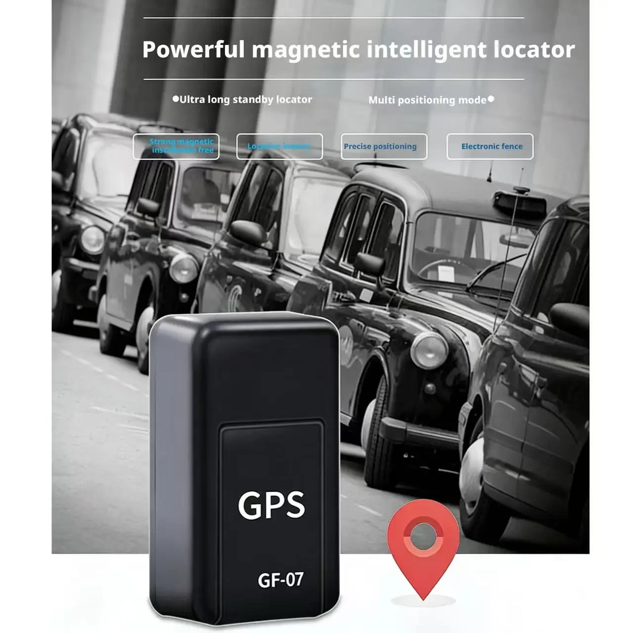 GF07 Strong Magnetic GPS Tracker Anti-theft for Cars Real-time Tracking  Anti-lost Device for Elderly and Kids Waterproof