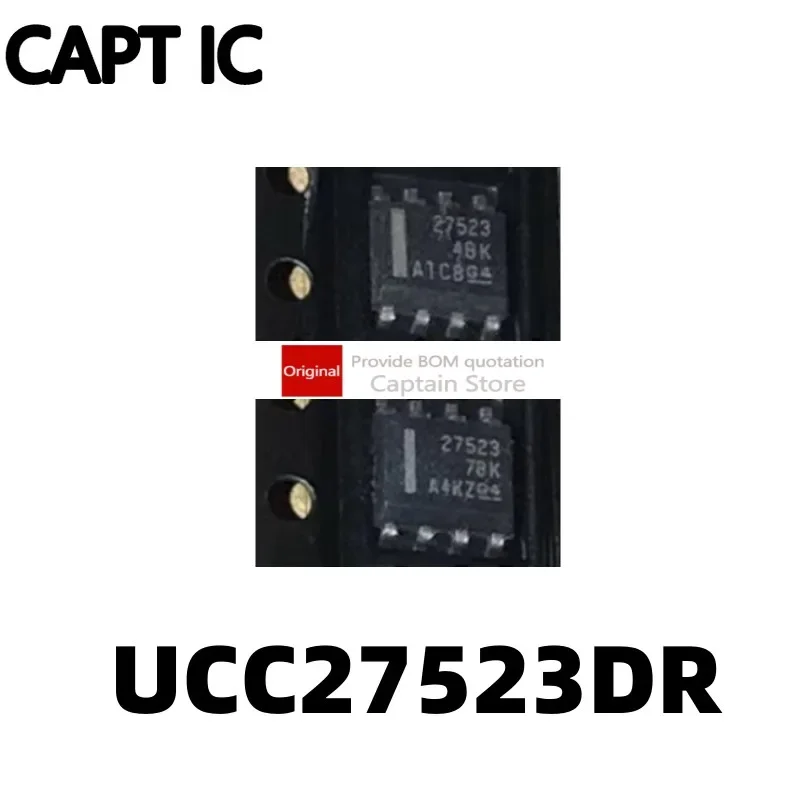 1PCS UCC27523DR UCC27523 27523 SOP8 packaged gate driver chip