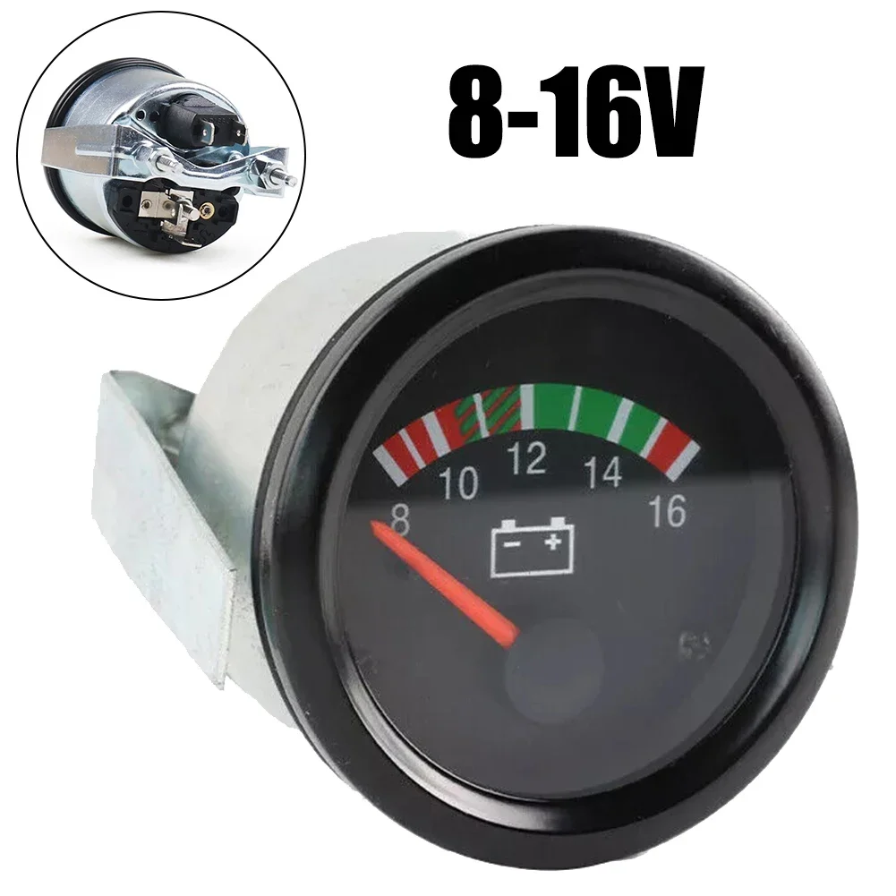 

2 Inch 52mm Car Digital Volt Voltmeter Gauge LED Meter Black Face 8-16V Volt Meter Mounting Diameter: 2''