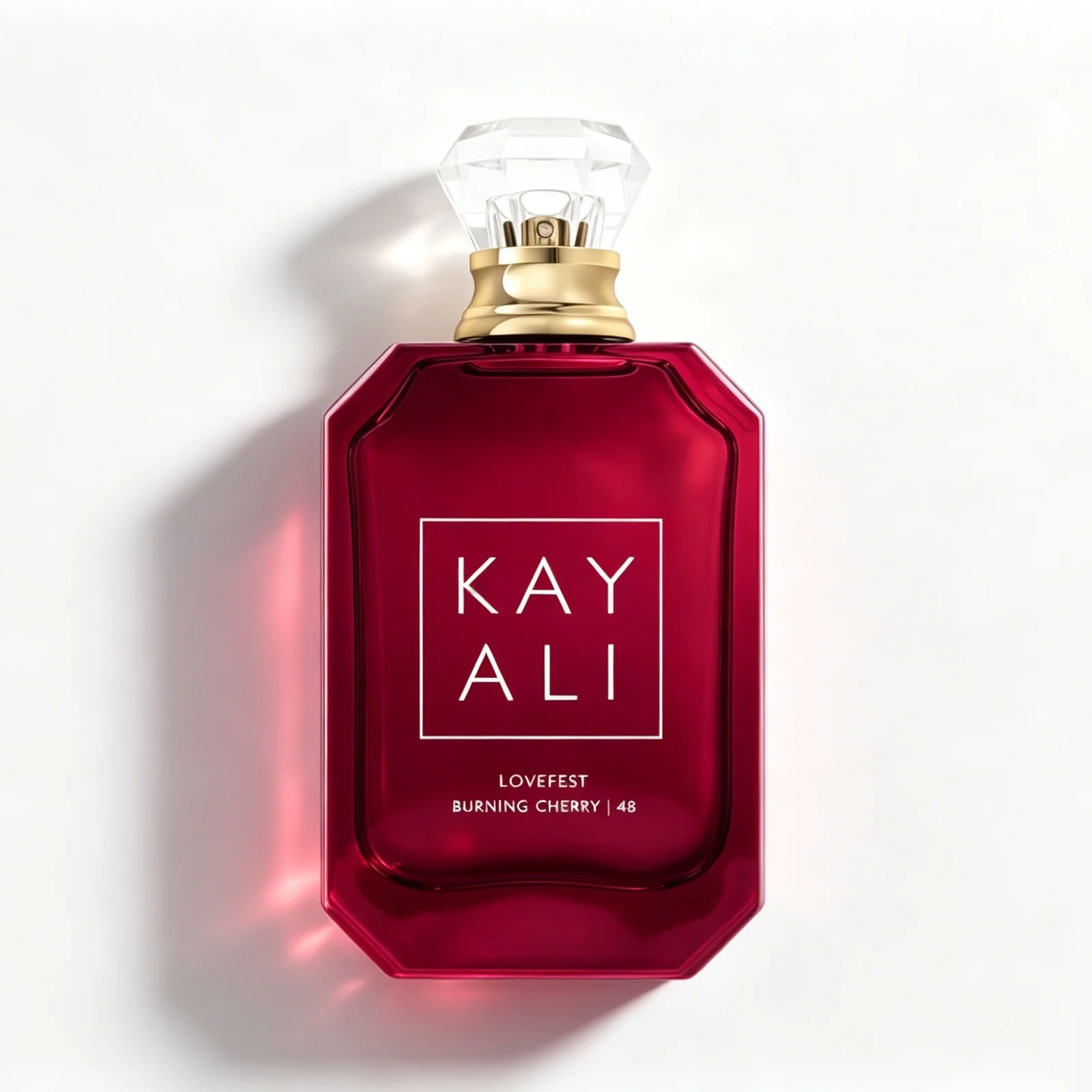48 Eau de Parfum Lovefest Burning Cherry 100ml, Parfum Unisexe Longue Durée Fruité Ambré, Parfum de Luxe Cerise Noire Sucrée