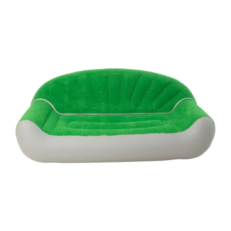 

Inflatable flocking double crown sofa outdoor inflatable bed