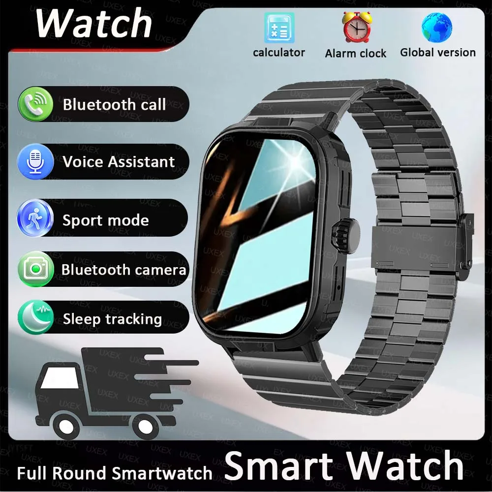 

Предлагает сегодня Подарок Смарт-часы для мужчин 2,01-дюймовый HD полноэкранный беспроводной трекер для звонков и здоровья на заказ Photo Pro Женские часы на открытом воздухе 2025