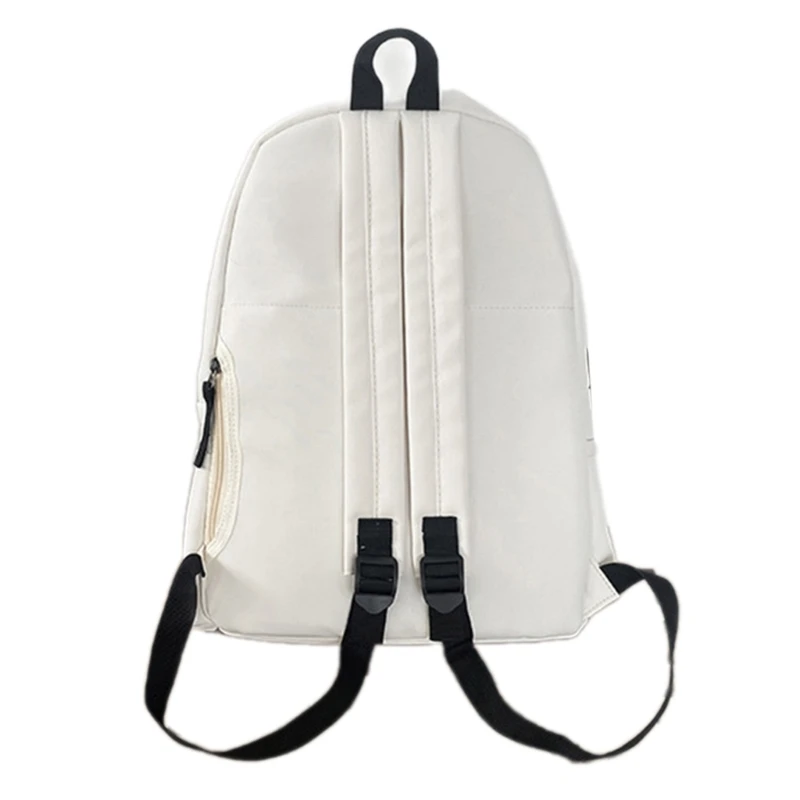 Mochila funcional estilo coreano con correas ajustables para hombro para uso diario