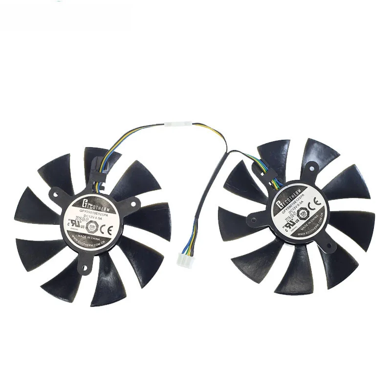 85mm GPU Card Fan For Zotac GTX1070 MINI Dual Fan  42mm 4Pin GFY09010E12SPA 0.5A