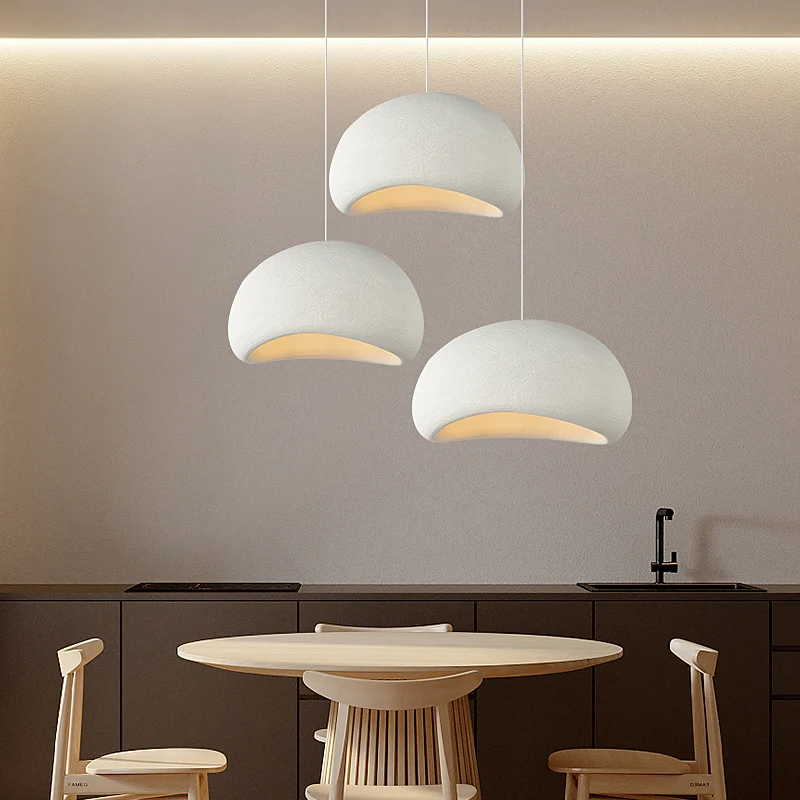 Japanese Wabi Sabi Chandelier Modern Minimalist Dining Living Room Pendant Light Bedroom Bar Designer Homestay E27 Hanghing Lamp