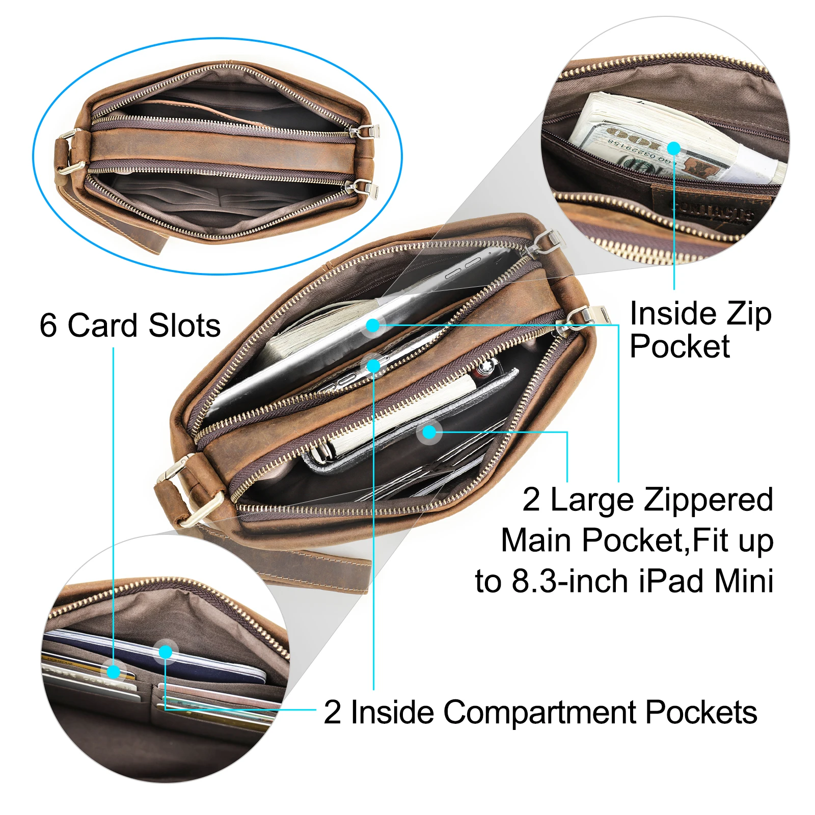 Bolsa de Pulso Masculina em Co - Travel Organizer Men avaliação e preço