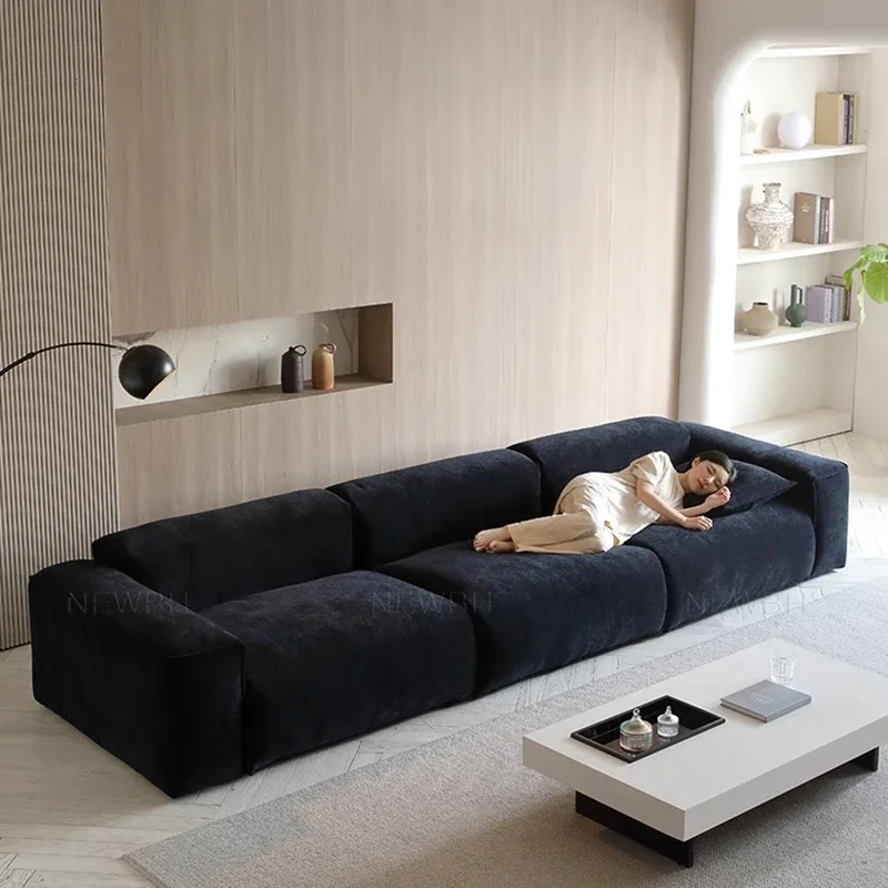 #Throne Design Living Room Sofas Black Lazy Long Gaming Minimalist Salon Living Room Sofas Comfortable Muebles Trendy Furniture