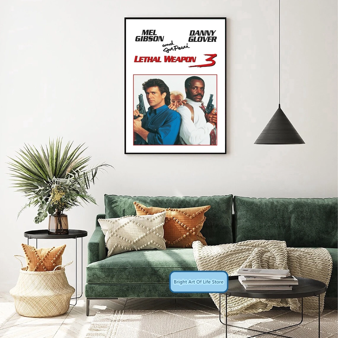 سلاح قاتل 3 ملصق الفيلم ديكور المنزل طلاء جدران (بدون إطار)