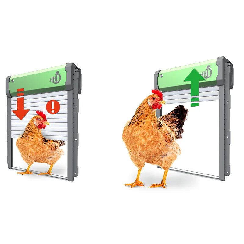 

Professional Automatic Chicken Coop Door with Light Sensing Chicken Hen Automatic Door Chicken Door Opening Kit