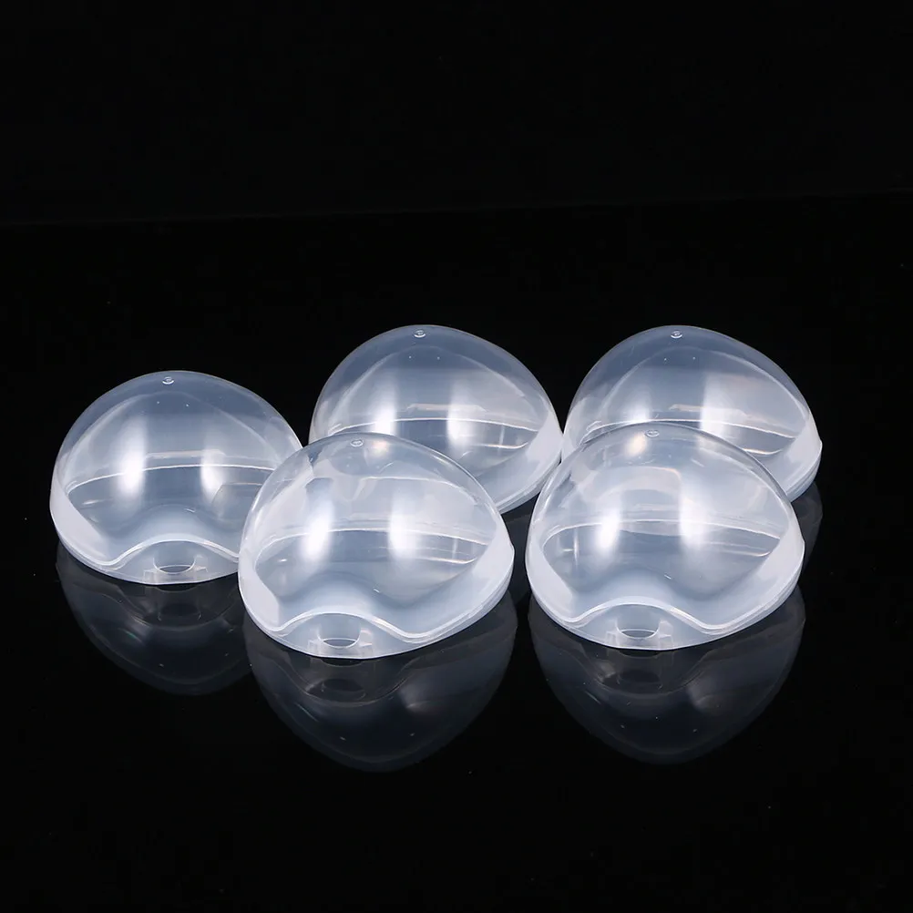 

10pcs Transparent Baby Pacifier Case Compact Portable Holder For Toddler Soothing Storage Infant Container Travel Essentials