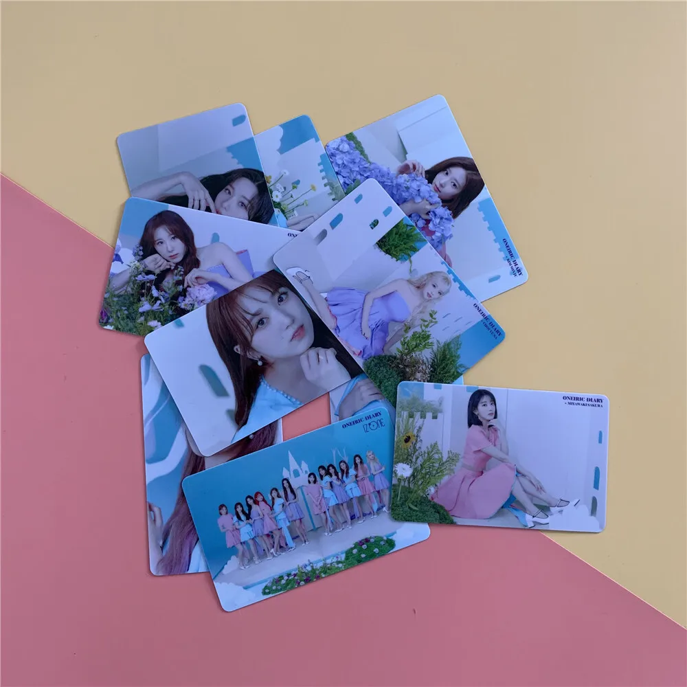 IZ * ONE New Album Oneiric Diary Crystal Bus Card Stickers IZONE Quan Enfei