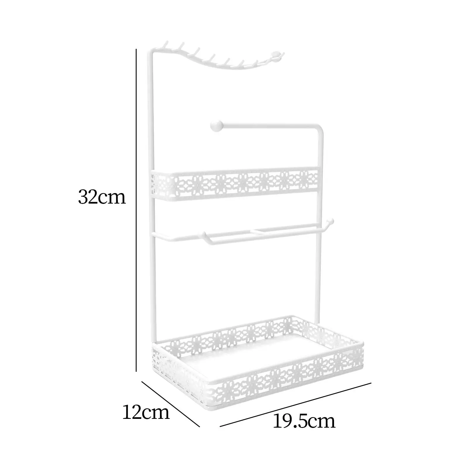 Jóias Display Rack Organizer, Stand para Showcase, Shopping Mall