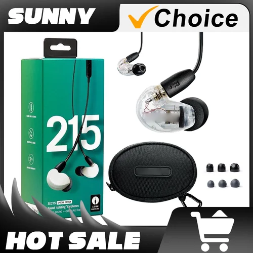 Auriculares SE215 de alta calidad con cancelación de ruido estéreo de alta fidelidad 3,5 MM SE 215 auriculares intrauditivos desmontable con caja VS SE535 SE 535 gran venta