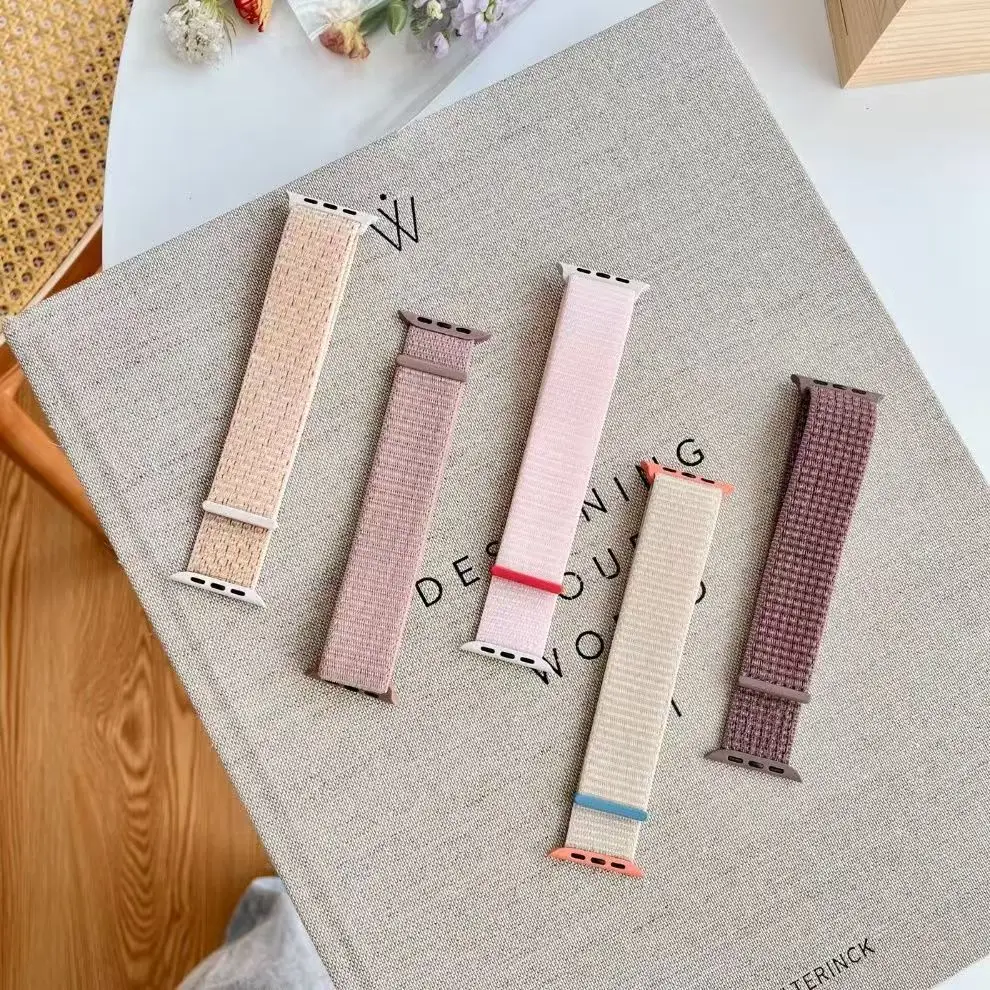 2026 Nylon Loop for Apple Watch Band 49mm 46mm 40mm 44mm 41mm 45mm 42mm Bracelet IWatch 12/11/10/9/8/7/6/5/4/SE/Ultra 4/3 Strap