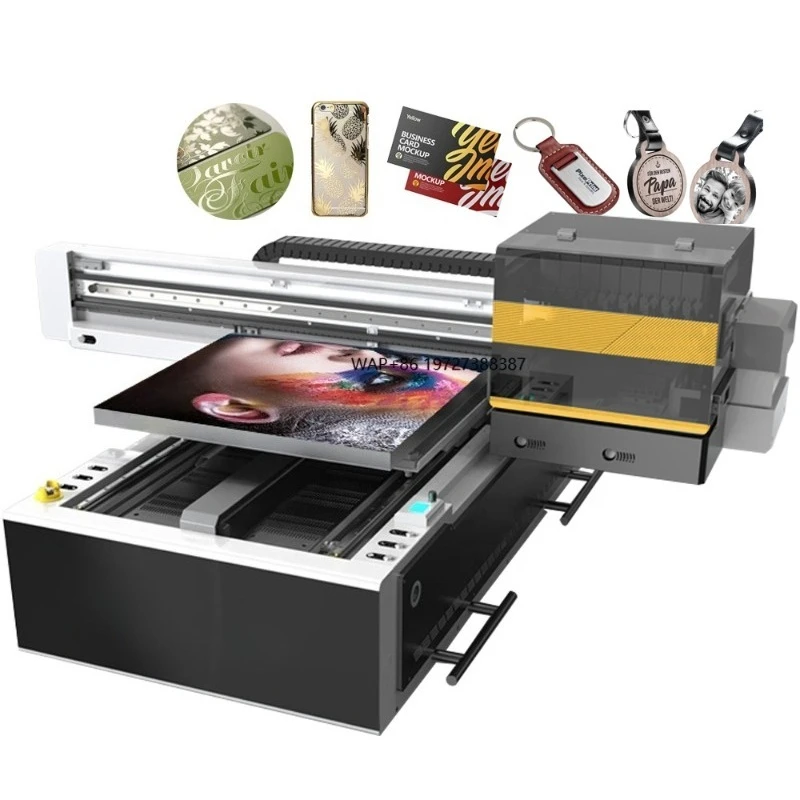 UV DTF Metal Gold Foil Sticker Printer Digital Custom Logo UV Flatbed A1 6090 UV DTF Film Printing Machine