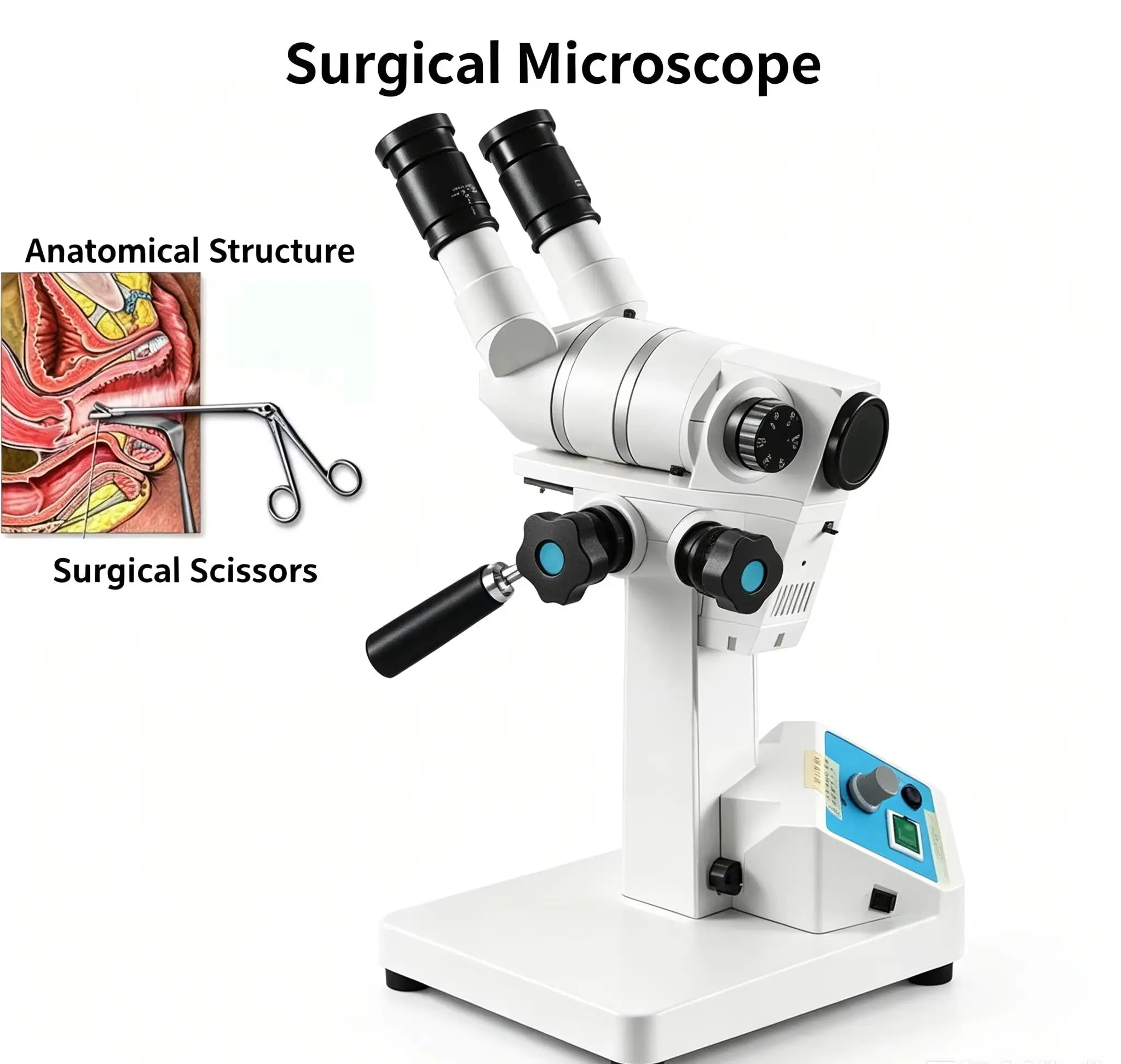 KN-2200BI 2026 Hot CE Certified Diagnostic Gynecology Optical Microscope Video System with CCD 1 Year Warranty