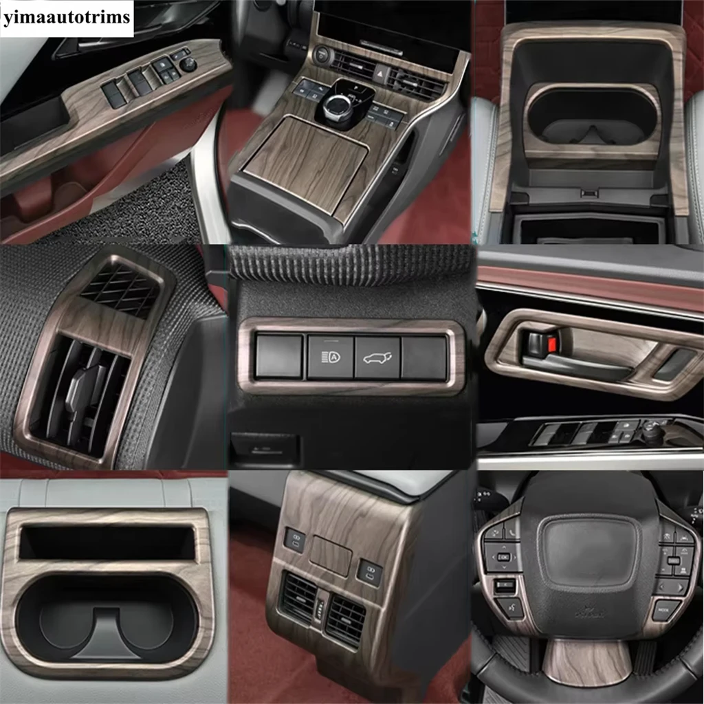 

Window Lift / Gear Shift Water Cup Panel / Handle Bowl / Head Light Lamp Cover Trim Accessories For Toyota BZ4X EA10 2022 - 2025