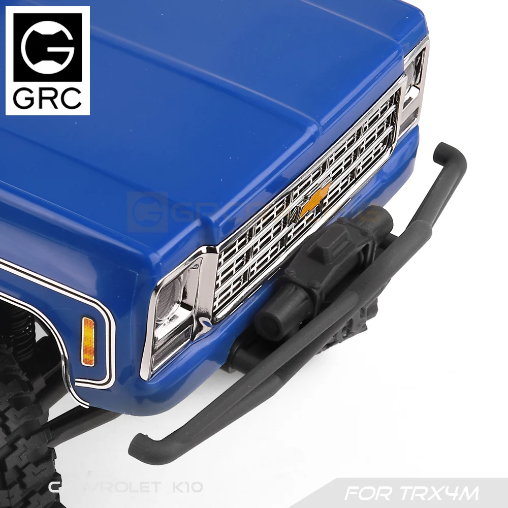 KXRC Plastic Competition Front Bumper TRX4M Body Accessories for 1/18 RC Crawler Car Traxxas TRX4M Chevrolet K10 Upgrade Parts