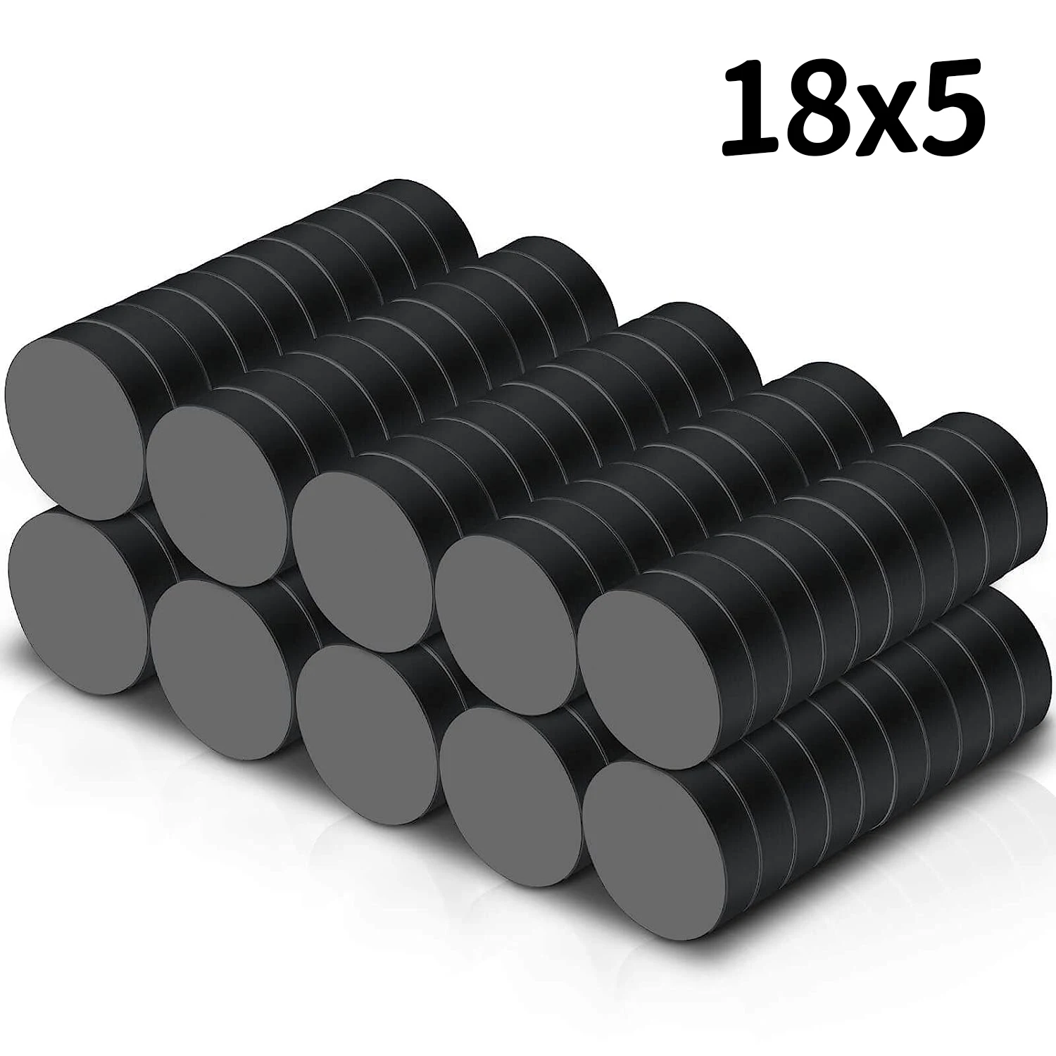 

10~40pcs Y30 Ferrite Magnet 18x5 Strong Magnetic Black Round Rare Earth Permanent Magnets Industrial Crafts Refrigerator Magnet