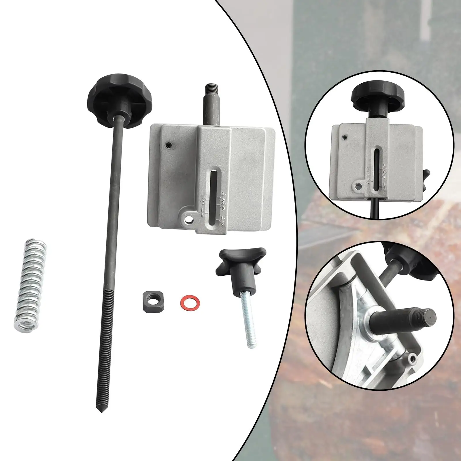 

14" Band Saw Shaft Upper Hinge Assembly Sturdy Convenient Practical Replacement Band Saw Accessory Sliding Bracket for Jwbs-14CS