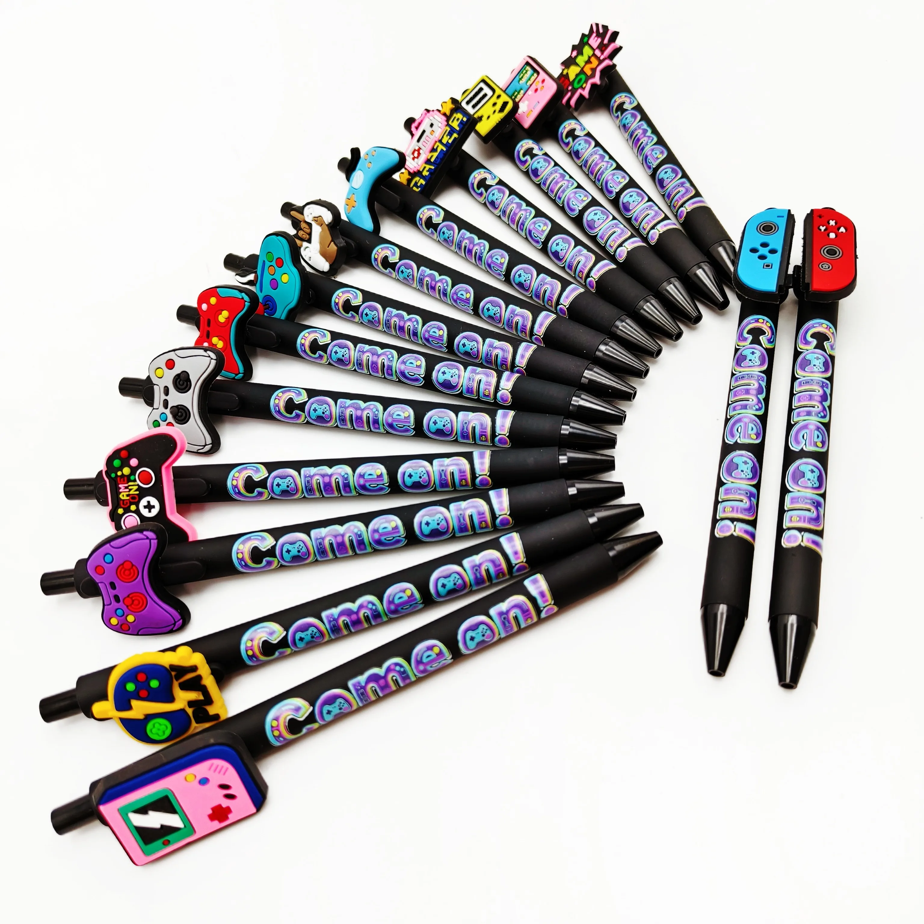 

15 шт./30 шт. геймпад стильный узор шариковая ручка ежедневные офисные канцелярские принадлежности студенческая ручка для письма