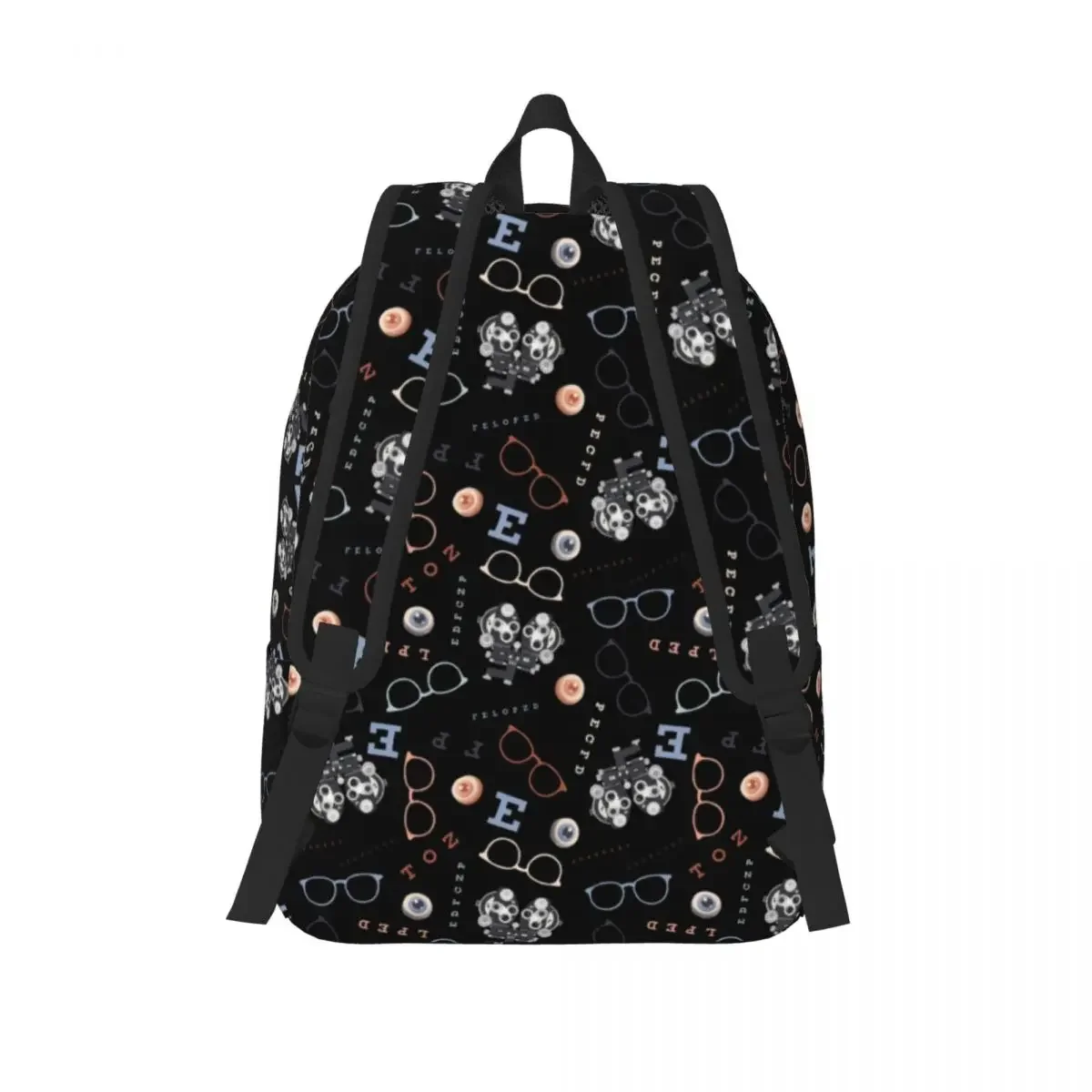 Mochila de lona de viaje para optometría, mochila escolar para ordenador para hombres y mujeres, gafas, tabla Snellen, mochila para estudiantes universitarios