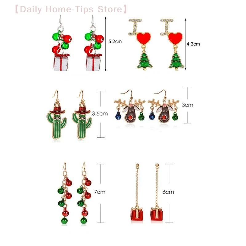 عيد الميلاد الباروك غير النظامية تقليد اللؤلؤ مكدسة شجرة نجمة إسقاط أقراط شجرة عيد الميلاد القرط للنساء عطلة مجوهرات هدية #6