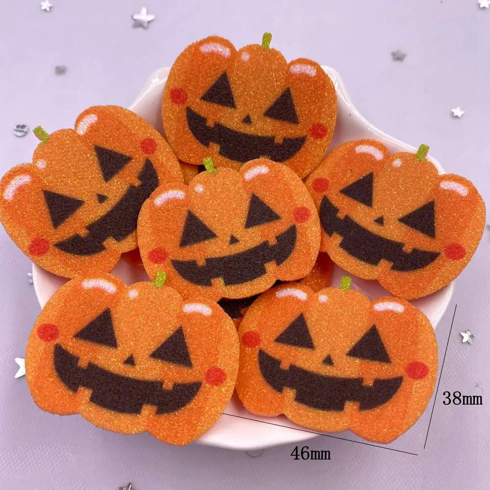 10pcs Glitter Felt Fabric Nonwovens Rainbow Cat Pumpkin Ghost Applique DIY Sewing Patch Halloween decor Supplie Accessorie Craft