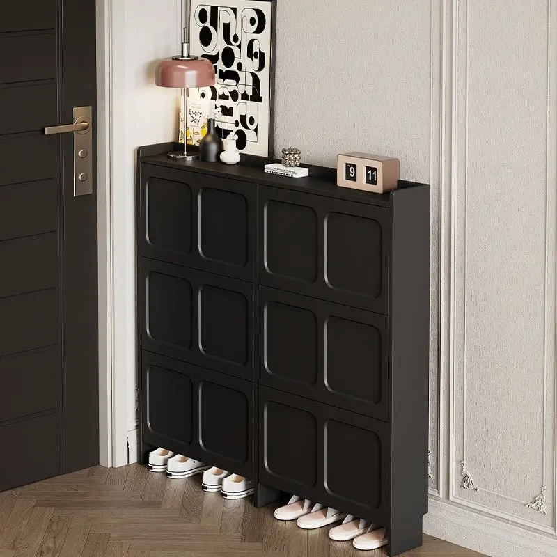 

Shoe cabinets, large capacity and small space outside the door, simple storage shoe racks