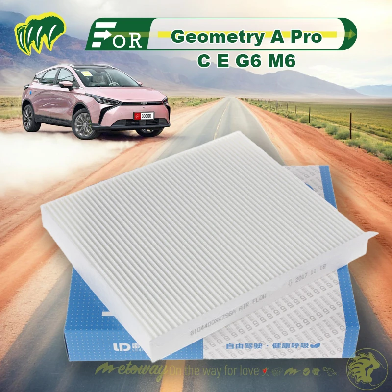 

For Geometry A Pro C E G6 M6 Car Cabin Air Conditioner Filter Auto Climate Control Gases Replace Accessories Replacement Filter